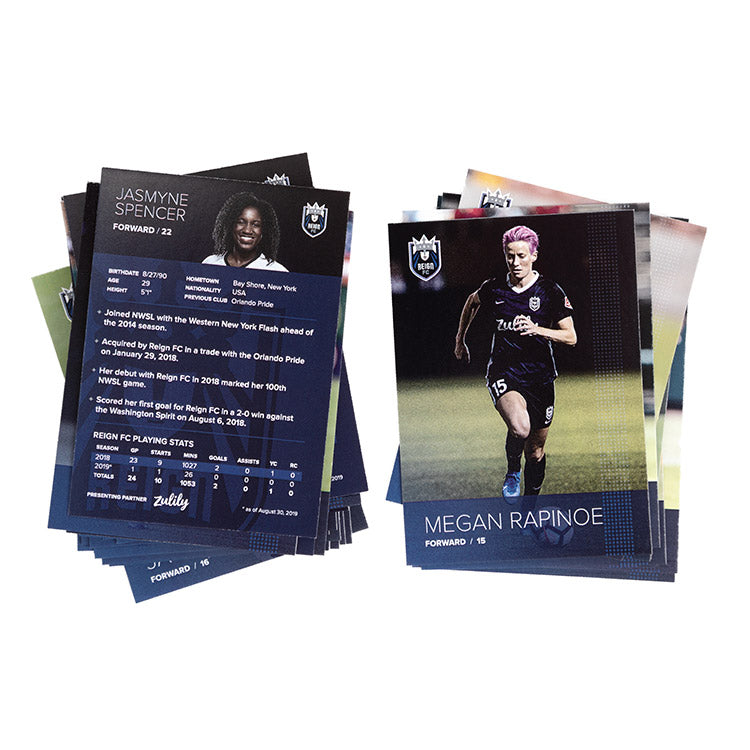 2019 Reign FC Player Trading Cards